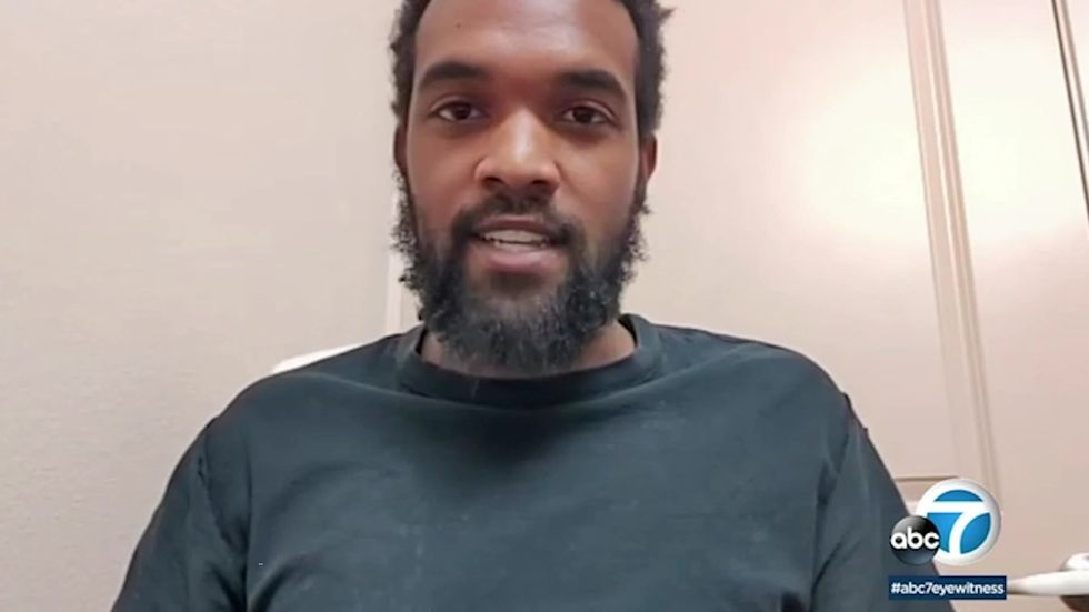 'The mother is the real hero' Former Marine tells of moment he caught three-year-old thrown from burning building